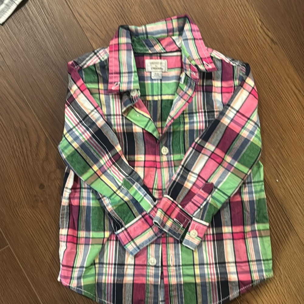 Plaid Gymboree 18-24 Month Boys